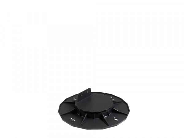 KAHRS Stelzlager, Verstellbarkeit 1,8 - 3,2 cm Polypropylen schwarz, Durchmesser 20 cm_1